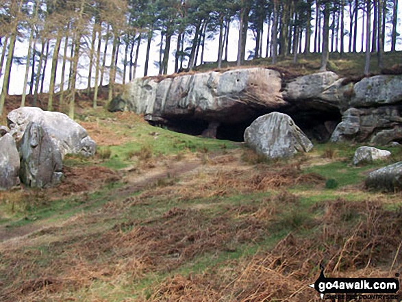 St Cuthbert's Cave on The St Cuthbert's Way