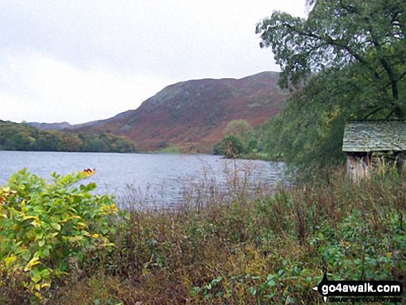 Walk c216 Stone Arthur, Great Rigg and Heron Pike from Grasmere - The southern end of Grasmere