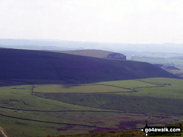 The view from the summit of Mam Tor