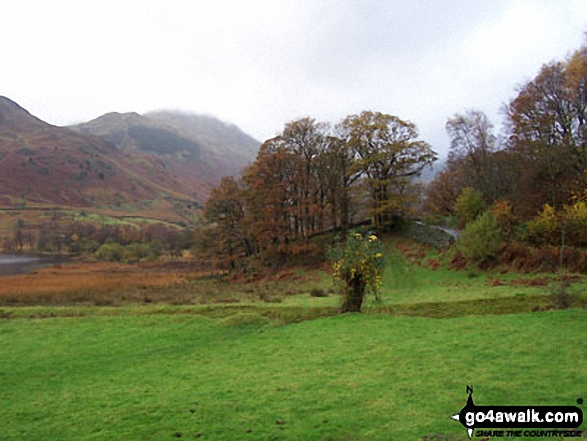 Walk c303 Swirl How and Wetherlam from Little Langdale - Wetherlam from Little Langdale