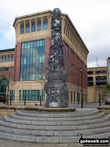 Newcastle quayside - Walking The Hadrian's Wall Path National Trail - Day 1