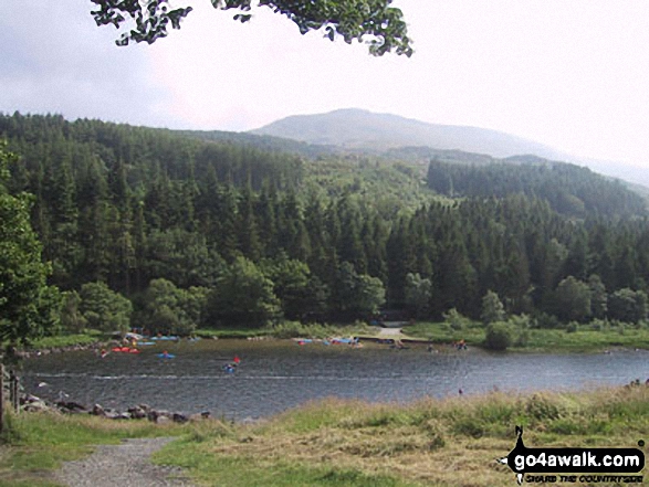 Walk cw108 Carnedd Moel Siabod from Plas y Brenin, Capel Curig - Carnedd Moel Siabod and Llynnau Mymbyr from Plas y Brenin, Capel Curig