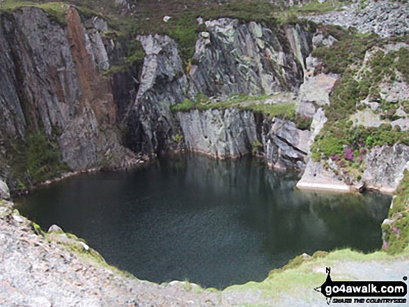 Disused Quarry Pool near Pont Cyfyng