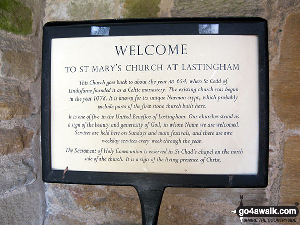 Walk ny190 Appleton-le-Moors from Hutton-le-Hole - St Marys Church, Lastingham