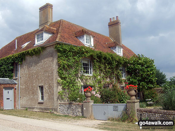 Walk es144 Firle Beacon from Alfriston - Charleston Farmhouse