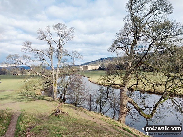 Walk d167 Chatsworth Park from Chatsworth House - Chatsworth House and Park