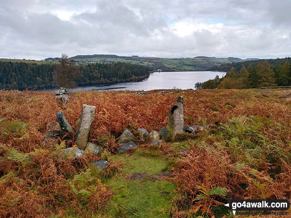 Walk sy102 Pike Lowe from Langsett Reservoir - Langsett Reservoir from Delf Edge