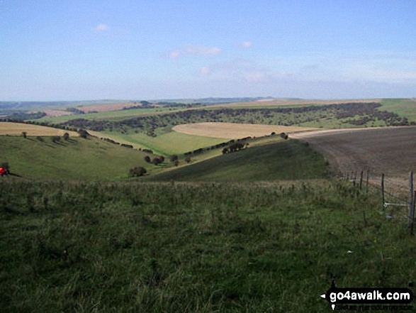 The Sussex Downs near Ditchling Beacon