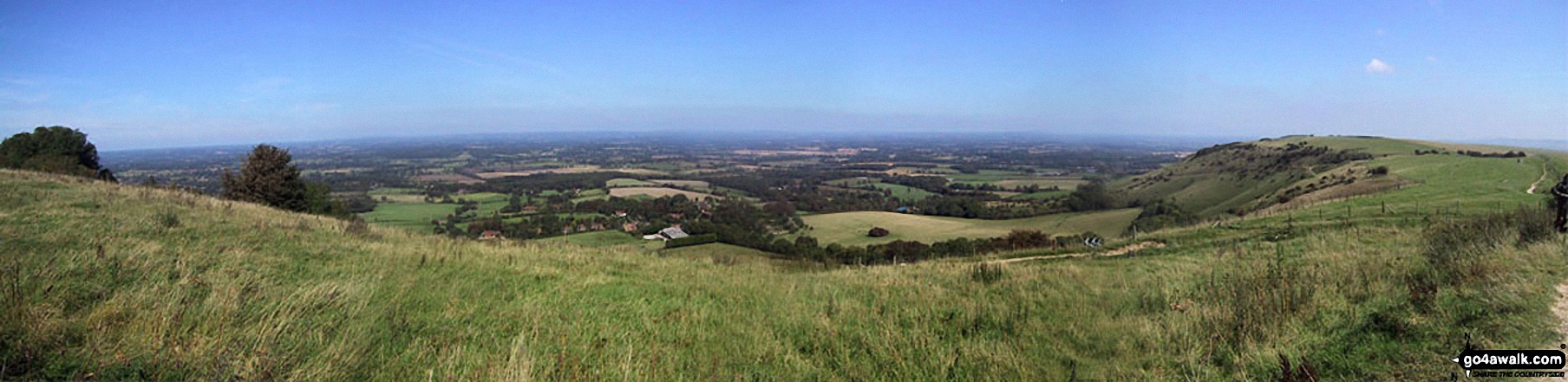 *The Sussex Downs near Ditchling Beacon