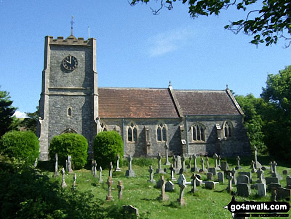 Walk do126 Ringstead Bay, Durdle Door and The Jurassic Coast from Lulworth Cove - Lulworth Cove Church