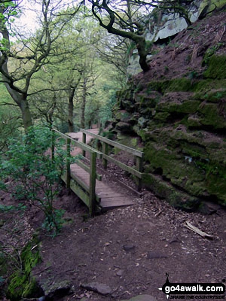 The Sandstone Trail in Woodhouse Hill Wood