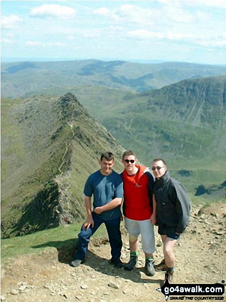 Walk c427 Helvellyn via Striding Edge from Patterdale - Helvellyn