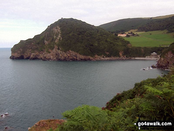 Duty Point and Lee Bay from The South West Coast Path on Crock Point