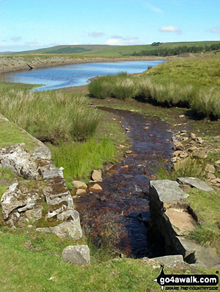 Disused Reservoir above Nenthead Mines Heritage Centre