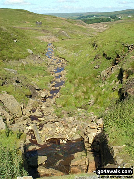 Nenthead Mines Heritage Centre from Old Carr's Burn