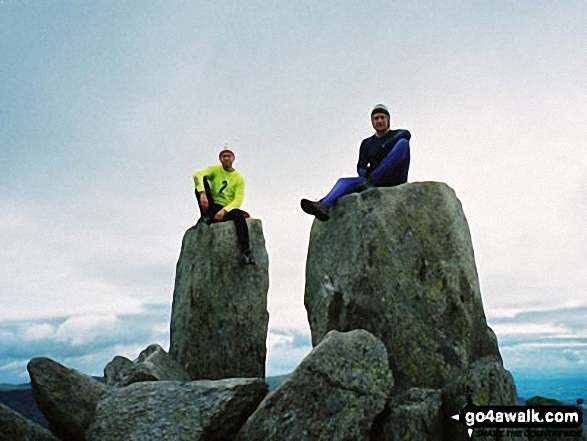 Jones & Robbo on Tryfan in Snowdonia National Park Conwy Wales