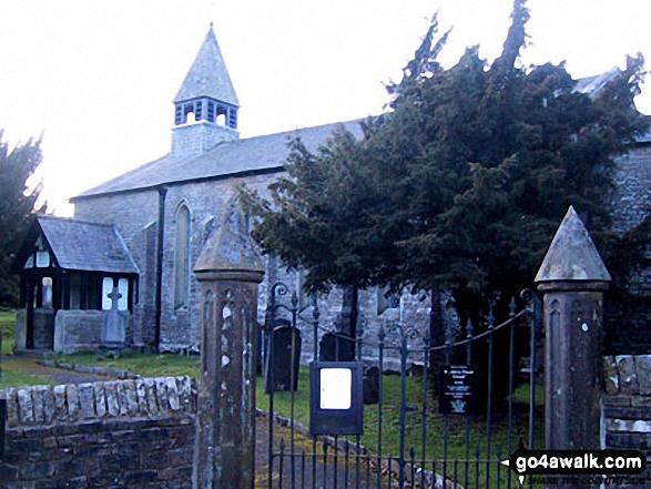 Walk c319 Cross Wold from Dent Railway Station - St John's Church, Cowgill