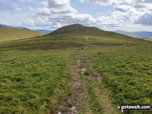 Walk gw139 Gyrn (Llanllechid) and Moel Wnion from Bont Newydd - Gyrn (Llanllechid) from the lower slopes of Moel Wnion