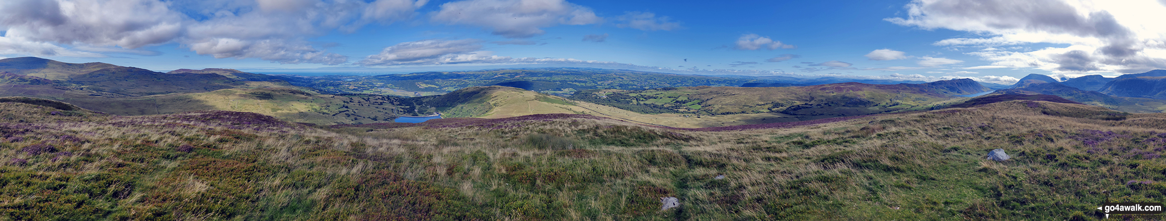 Panorama from the summit of Moel Eilio (Dolgarrog)