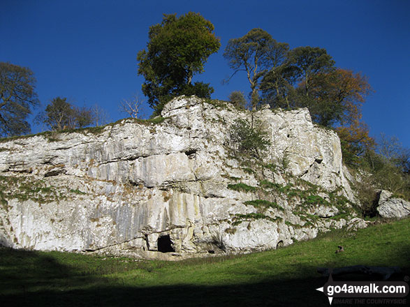 Walk d153 Mill Dale, Wolfscote Dale, Biggin Dale, Biggin and The Tissington Trail from Tissington Station - Upper Wolfscote Dale