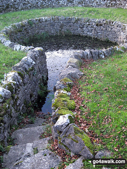 Walk s231 Wolfscote Dale and The River Dove from Alstonefield - Green Well, Alstonefield