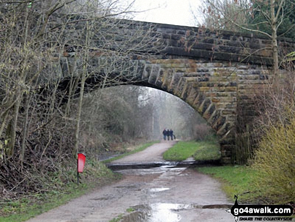 Walk d206 Monsal Dale and Ashford in the Water from Bakewell - The Monsal Trail at Bakewell