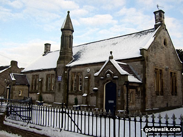 Castleton School in the snow