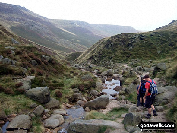 Descending Grindsbrook Clough