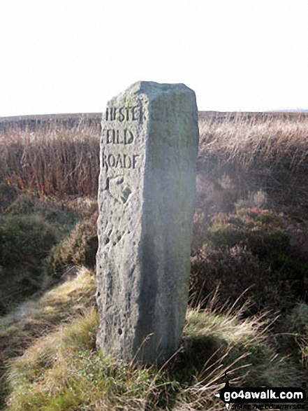 Ancient Guide Stoop/Sign Post on Beeley Lane near Harland Sick