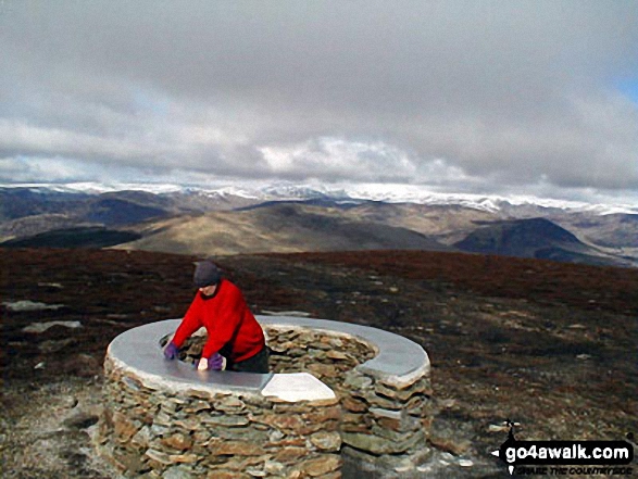 John Horrocks on Mount Blair