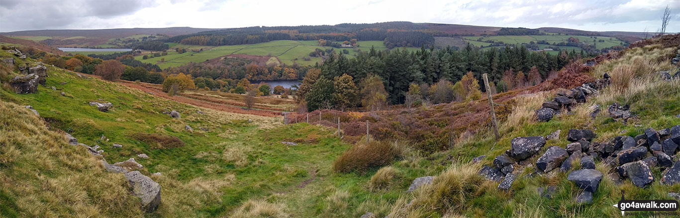 The Dale Dike Valley from Wet Shaw Lane