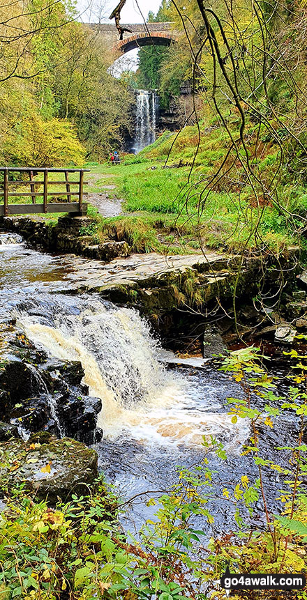 Walk c293 Cross Fell and Great Dun Fell from Garrigill - Ashgill Force