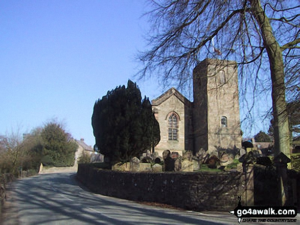 Walk d313 Winster, Youlgreave and Birchover from Darley Bridge - Winster Church