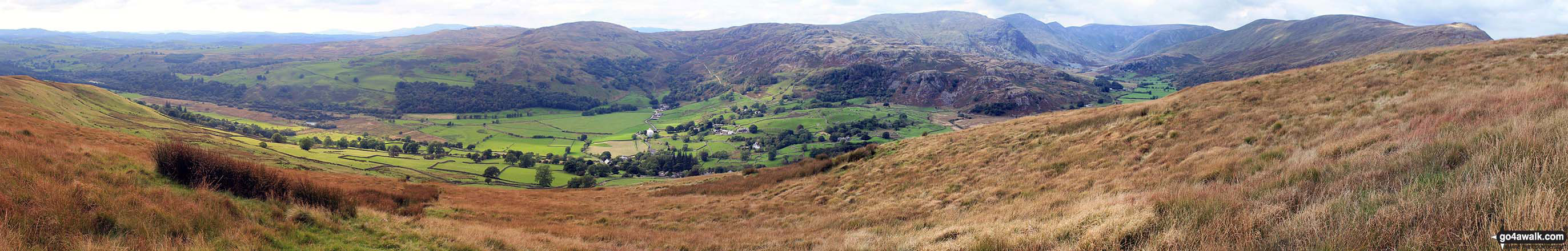 The Kentmere valley from the summit of Hollow Moor (North East Top)