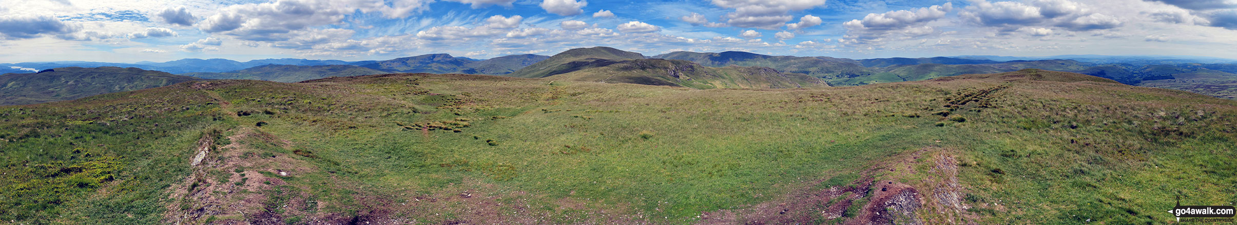 The view from the summit of Sallows