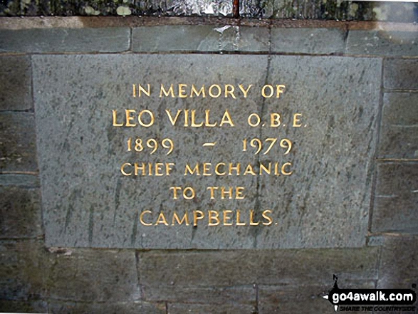 Walk c254 The Old Man of Coniston and Brim Fell from Coniston - Leo Villa Memorial, Coniston