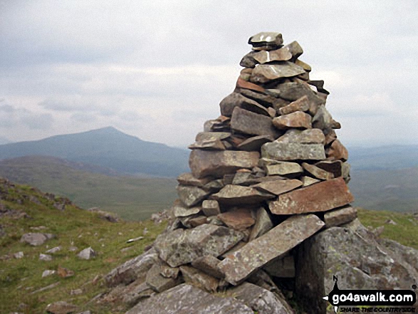 Walk Ysgafell Wen (North Top) walking UK Mountains in The Moelwyns Snowdonia National Park ConwyGwynedd, Wales