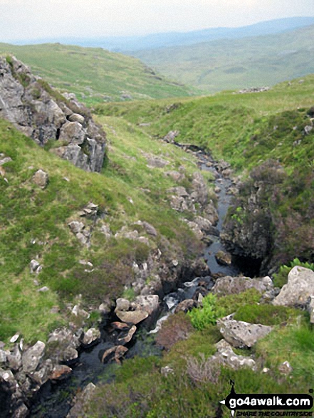 Walk cw115 Allt-fawr, Moel Druman and Ysgafell Wen from Crimea Pass (Bwlch y Gorddinan) - Afon Lledr