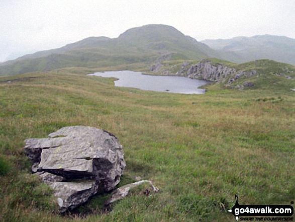 Moel Druman and Llyn Conglog from Allt-fawr (Moelwyns)