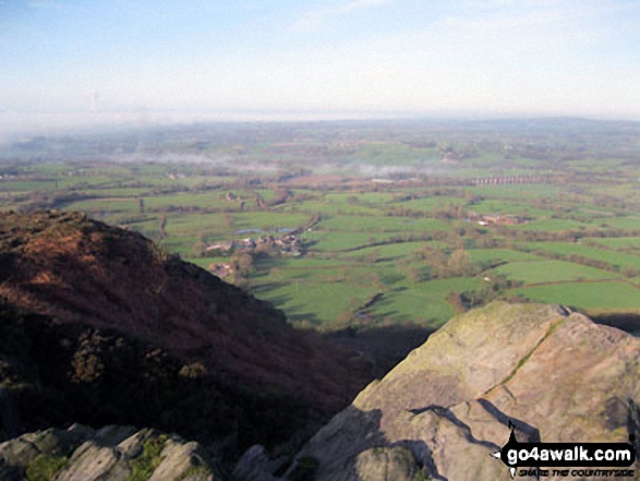 The Cheshire Plain from The Cloud (Bosley Cloud)