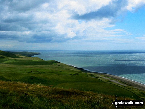 Burrow Head and the Isle of Whithorn from Carleton Fell