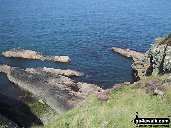 Walk pe115 Traeth Bach Natural Arch from Moylgrove - The Pembrokeshire Coast Path