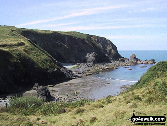 Walk pe128 Aber Rhigian from Newport - The Pembrokeshire Coast Path