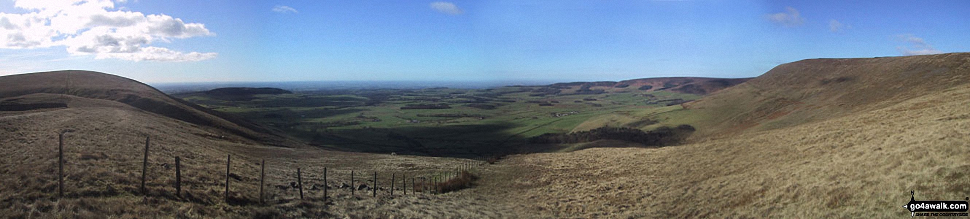 South West from Blindhurst Fell