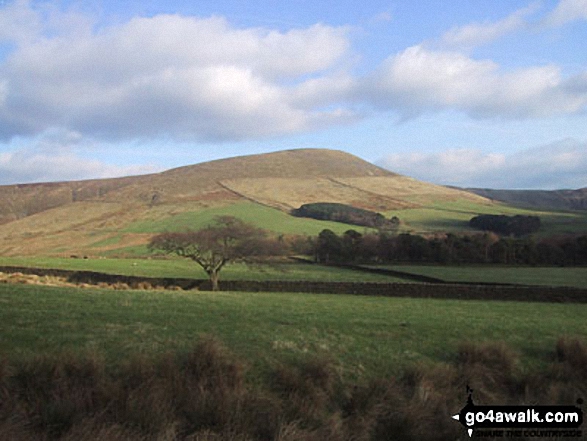 Parlick from Higher Snape Farm