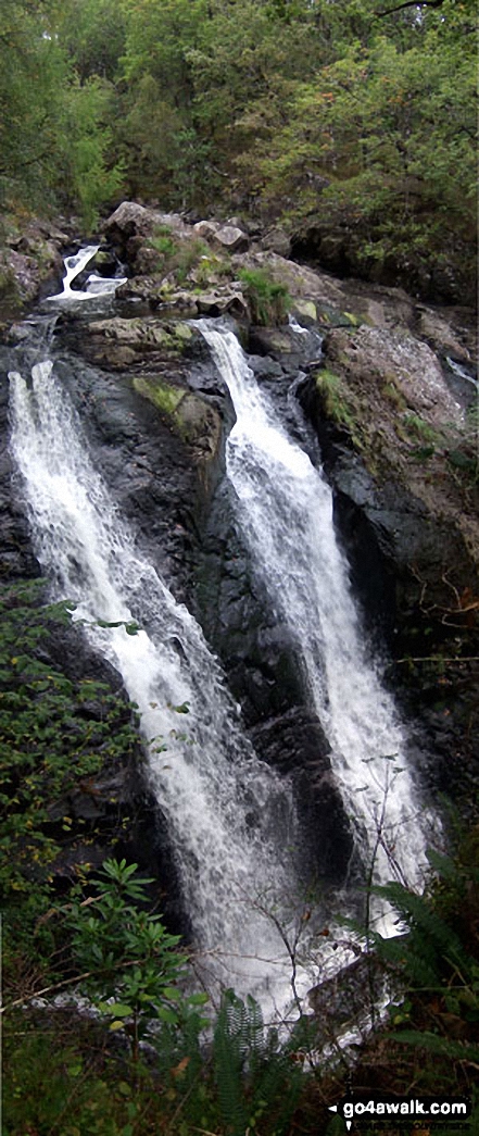 Rhaeadr Du (Black Waterfall), Cwm Camlan, Ganllwyd