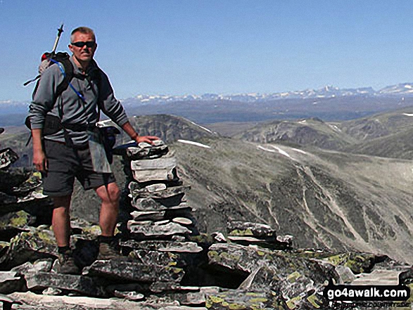 Gary on Veslesmeden, 2015m in The Rondane  Norway