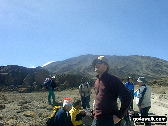 Gary and the Scope trekkers on Kilimanjaro in Tanzania  Tanzania