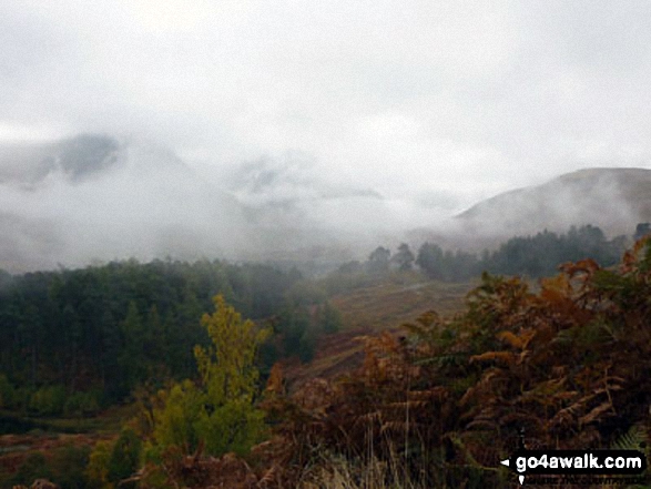 Autumn cloud over Glen Lyon