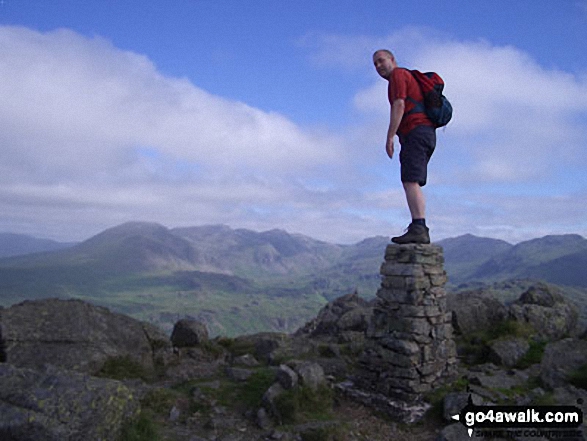 Sean on Harter Fell (Mardale in The Lake District Cumbria England